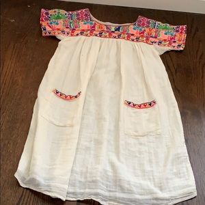 Christophe Sauvat Colorful Embroidered Dress